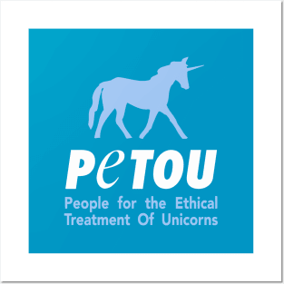 People for the Ethical Treatment of Unicorns T-Shirt Posters and Art